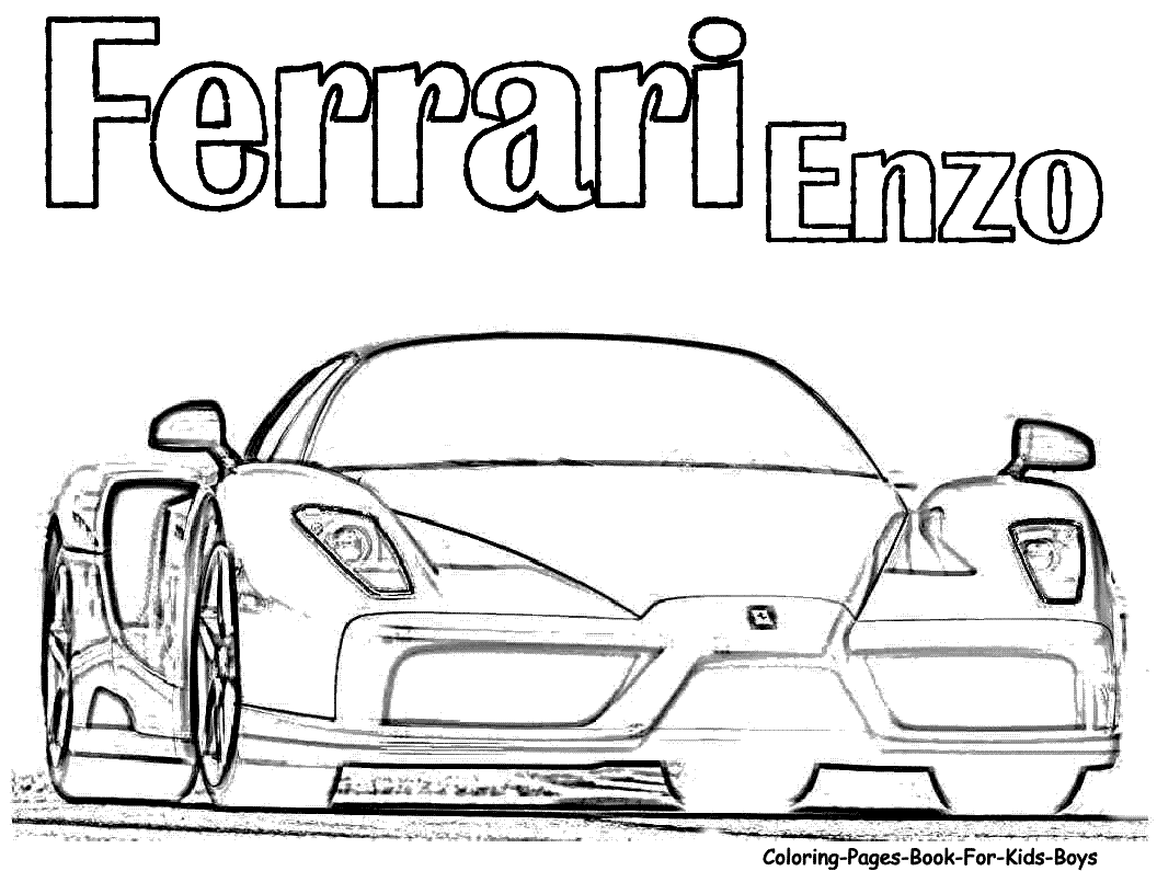 Ferrari Coloring Pages | printable - pages Ã  colorier - Ñ€Ð°ÑÐºÑ€Ð°ÑÐºÐ¸ - ØªÙ„ÙˆÙŠÙ† ØµÙØ­Ø§Øª - è‘—è‰²é  - ç€è‰²ãƒšãƒ¼ã‚¸ - halaman mewarnai - #10
